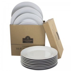 Winston Porter Romer 10.5" Catering Packs Round Dinner Plate WNST5083